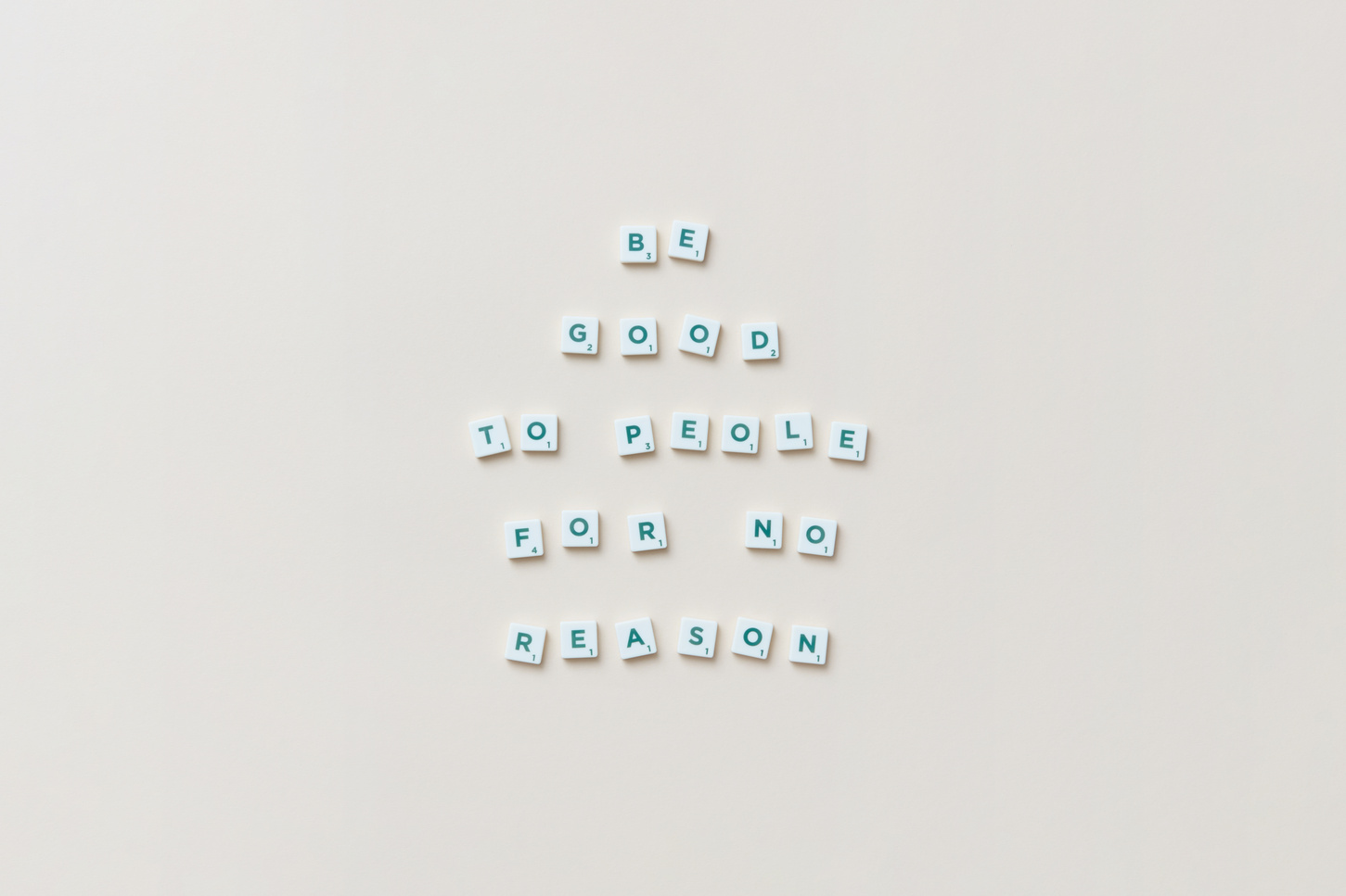 Motivational Phrase on White Background